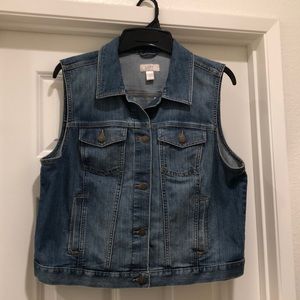 Denim vest